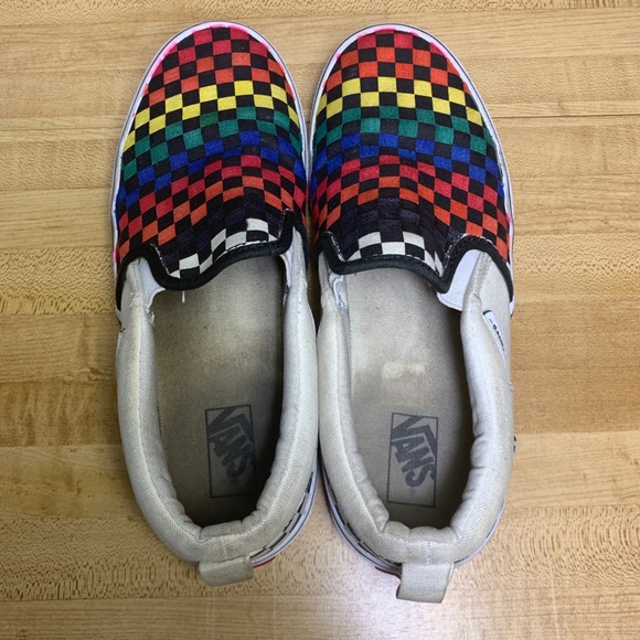 Vans classic slip on shoes checkerboard size 7 - Picture 5 of 7